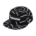 Supreme World Famous Box Logo New Era Hat Black