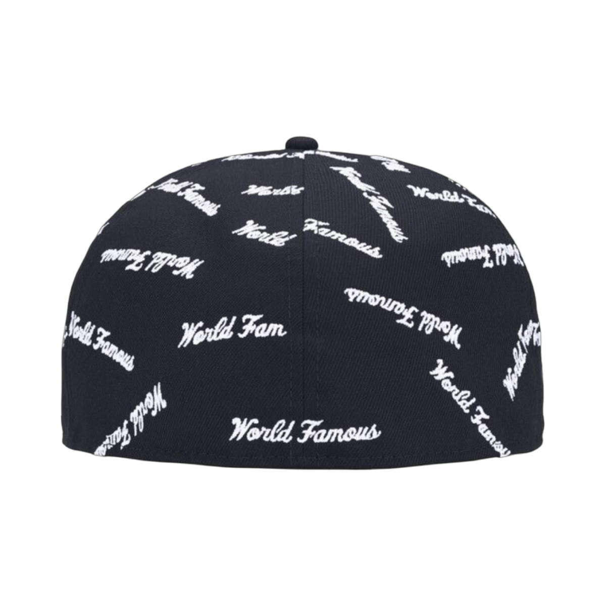 Supreme World Famous Box Logo New Era Hat Navy