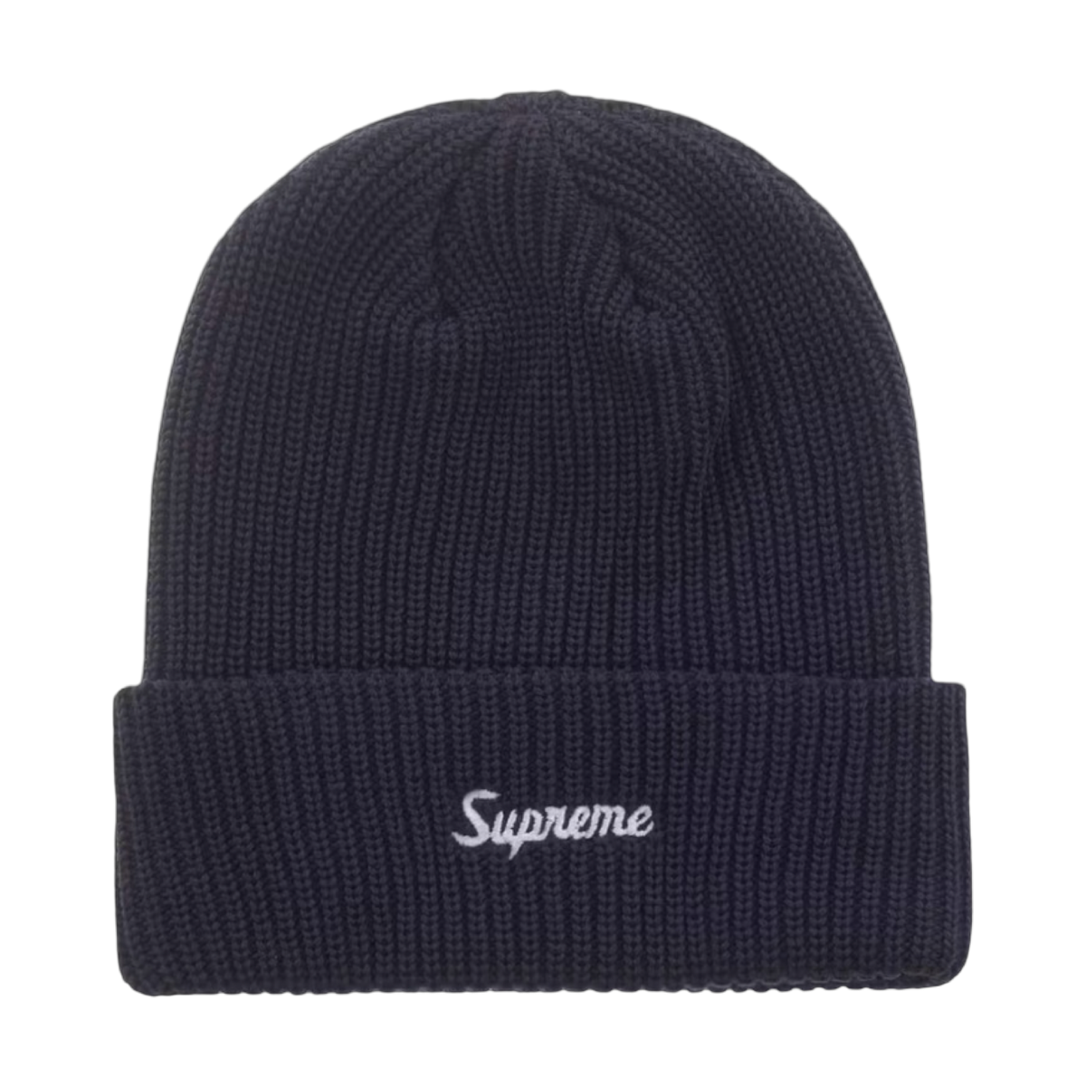 Supreme Loose Gauge Beanie Navy