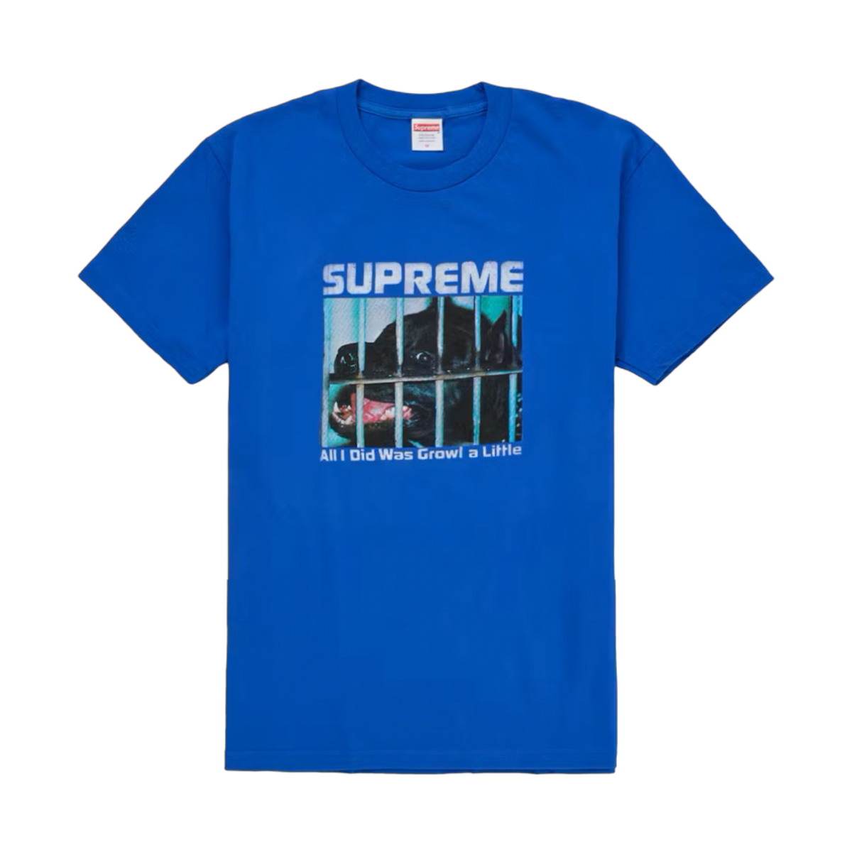 Supreme Growl Tee Royal Blue