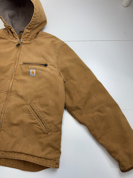 Carhartt Active Hooded Work Jacket Khaki | Vitnage Clothing Store Canada