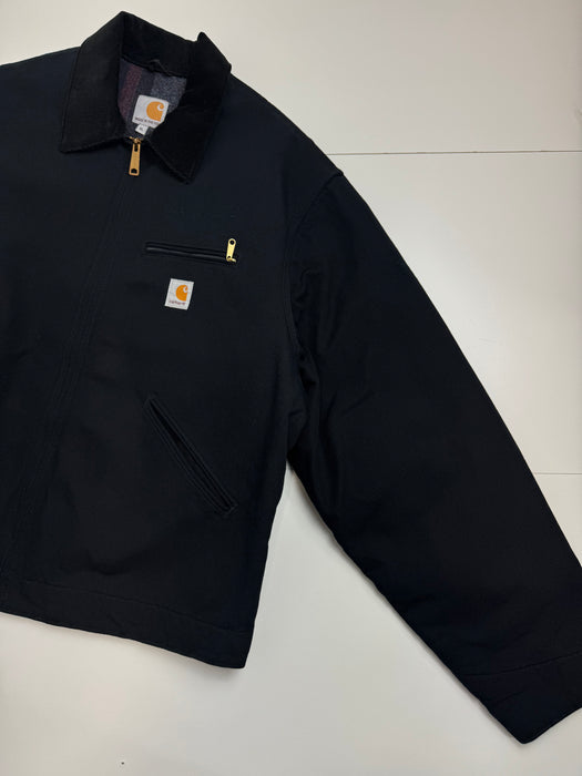 Vintage 2000s Carhartt Detroit Corporate Work Jacket Black | Vitnage Clothing Store Canada