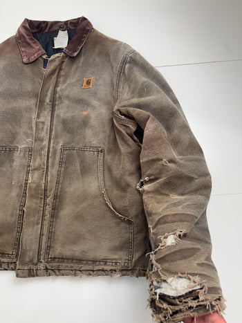 Vintage Carhartt Arctic Work Jacket Brown