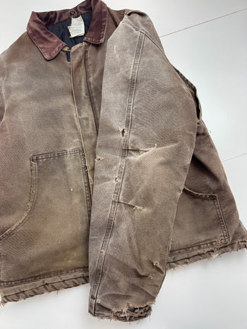 Vintage Carhartt Arctic Work Jacket Brown