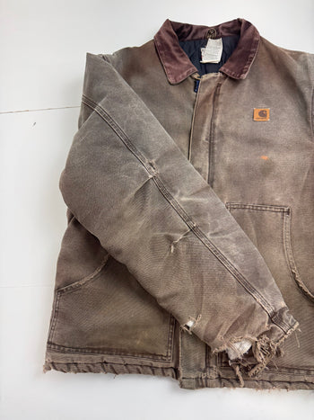 Vintage Carhartt Arctic Work Jacket Brown