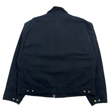 Vintage 2000s Carhartt Detroit Corporate Work Jacket Black