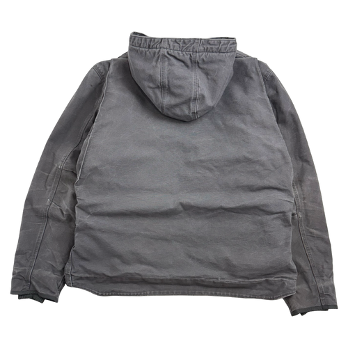 Carhartt Hooded Work Jacket Grey | Vintage Clothing Store Canada