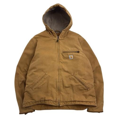Carhartt Active Hooded Work Jacket Khaki | Vintage Clothing Store Canada