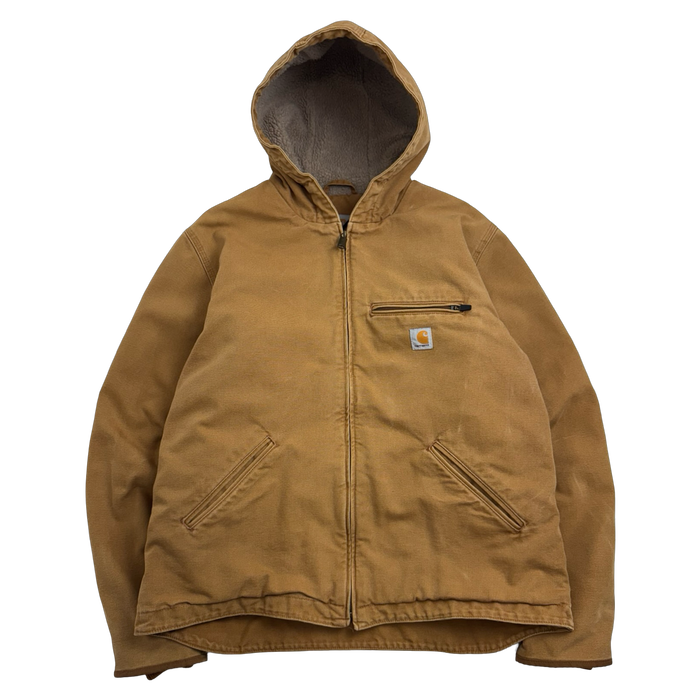 Carhartt Active Hooded Work Jacket Khaki | Vitnage Clothing Store Canada