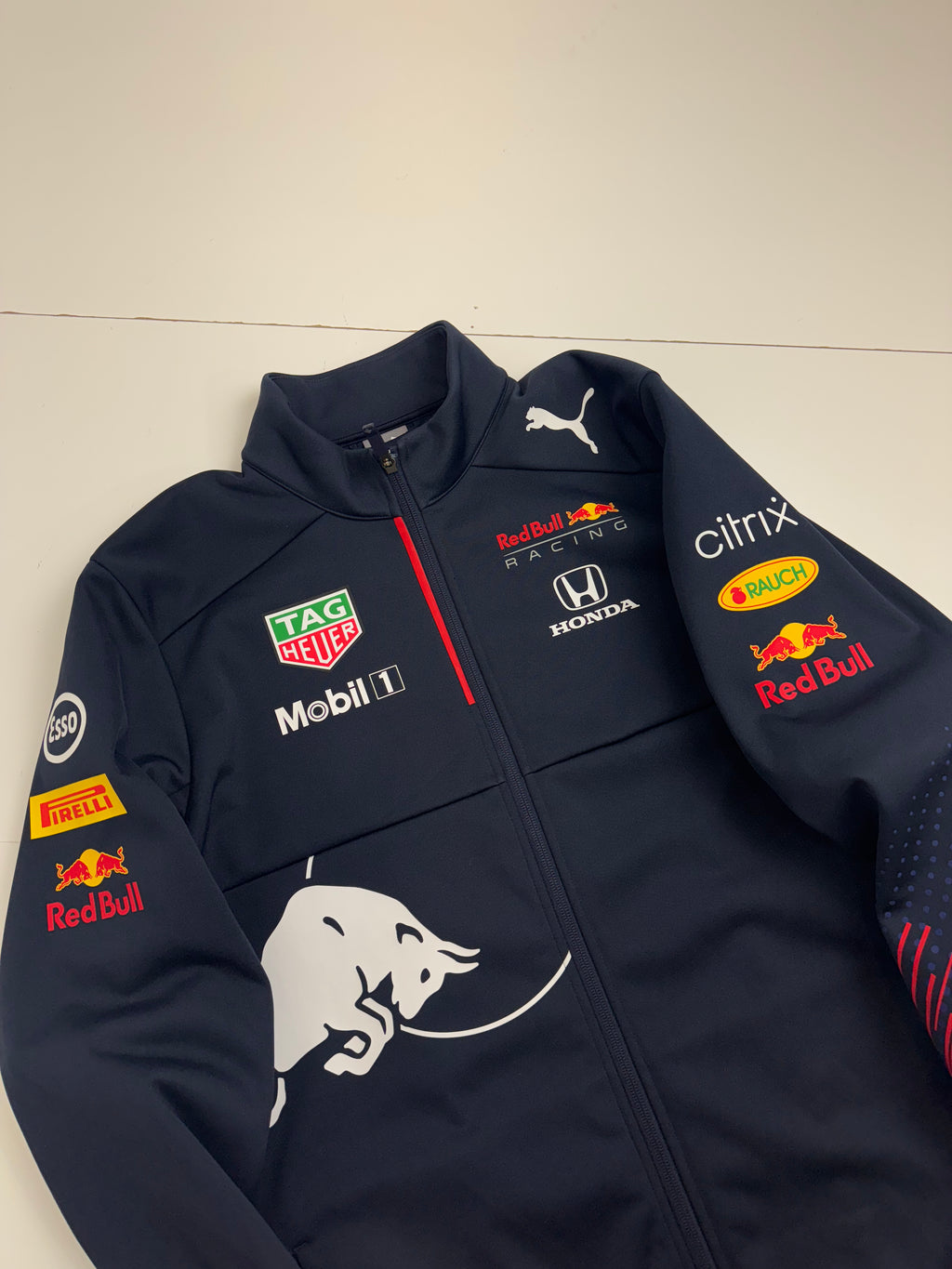 Red Bull Racing Formula 1 Puma Softshell Jacket Navy
