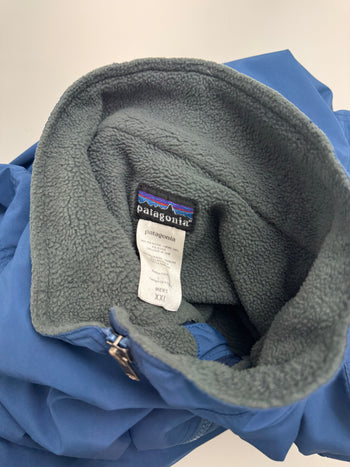 2000s Patagonia Fleece Lined Shell Jacket Blue