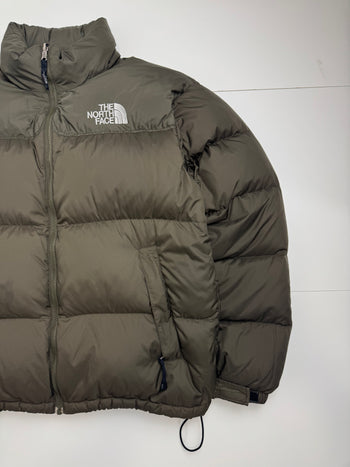 2005 The North Face 700 Fill Nuptse Puffer Jacket Olive Green