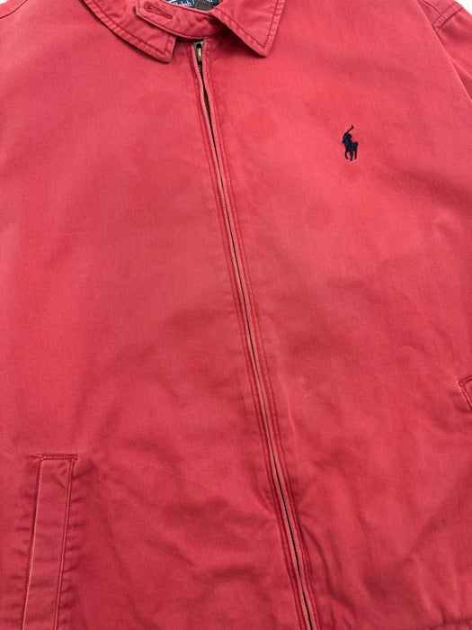 Vintage Polo Ralph Lauren Harrington Jacket Salmon Pink | Vitnage Clothing Store Canada