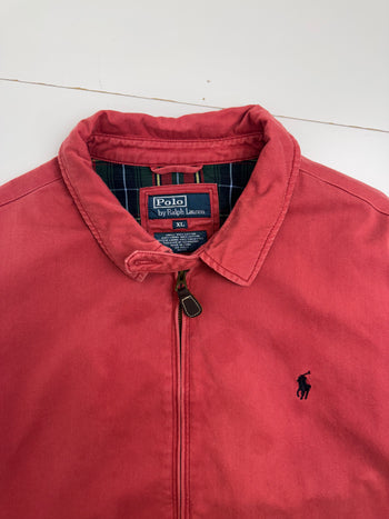 Vintage Polo Ralph Lauren Harrington Jacket Salmon Pink