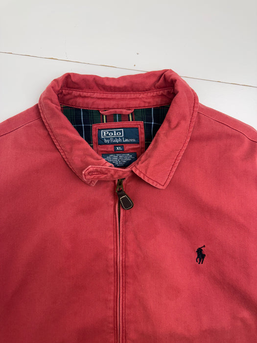 Vintage Polo Ralph Lauren Harrington Jacket Salmon Pink | Vitnage Clothing Store Canada