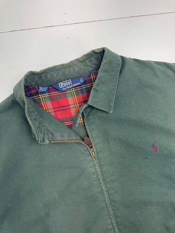 Vintage Polo Ralph Lauren Harrington Jacket Forest Green