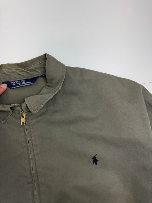 Vintage Polo Ralph Lauren Harrington Jacket Sage Green | Vitnage Clothing Store Canada