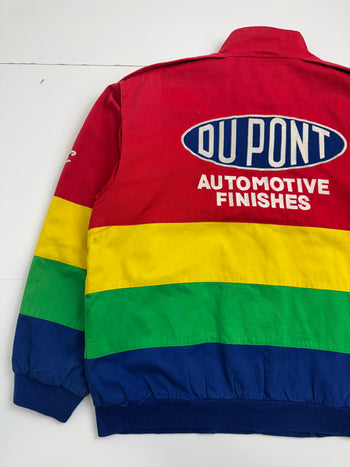 Vintage Chase Authentics Jeff Gordon Dupont Nascar Racing Jacket Multi