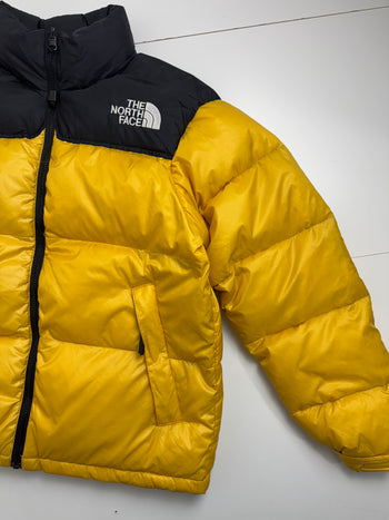 2003 The North Face Nuptse 700 Fill Puffer Jacket Yellow