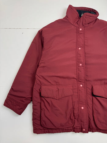 Women's 2004 Patagonia Aztec Fleece Lined Jacket Red