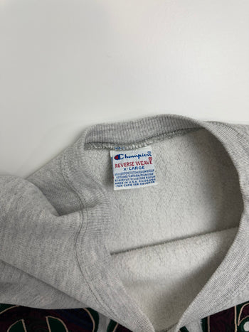 Vintage 90s Champion Reverse Weave Phi Delta Theta Sweatshirt Grey