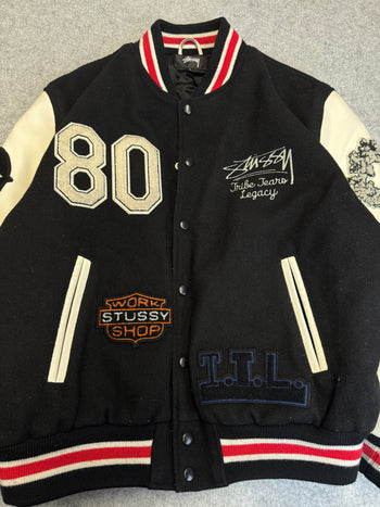 Stussy x Denim Tears x Our Legacy TTL Varsity Jacket