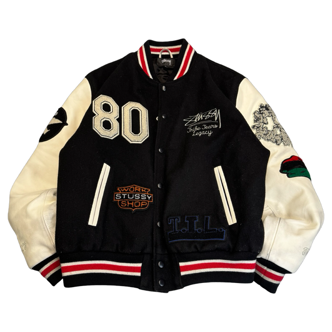Stussy x Denim Tears x Our Legacy TTL Varsity Jacket