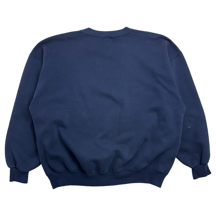 Vintage 90s Russell Ryerson Collegiate Sweatshirt Navy | Vitnage Clothing Store Canada