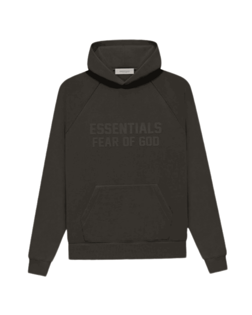 Fear Of God Essentials Hoodie 'Off Black' | Vintage Clothing Store Canada