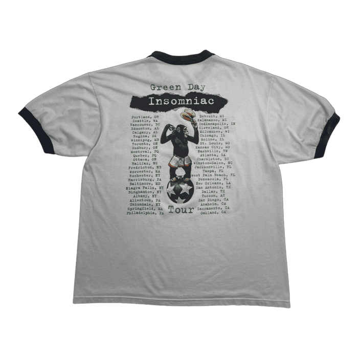 (L) Vintage '95 Green Day Insomniac Tee | Vitnage Clothing Store Canada