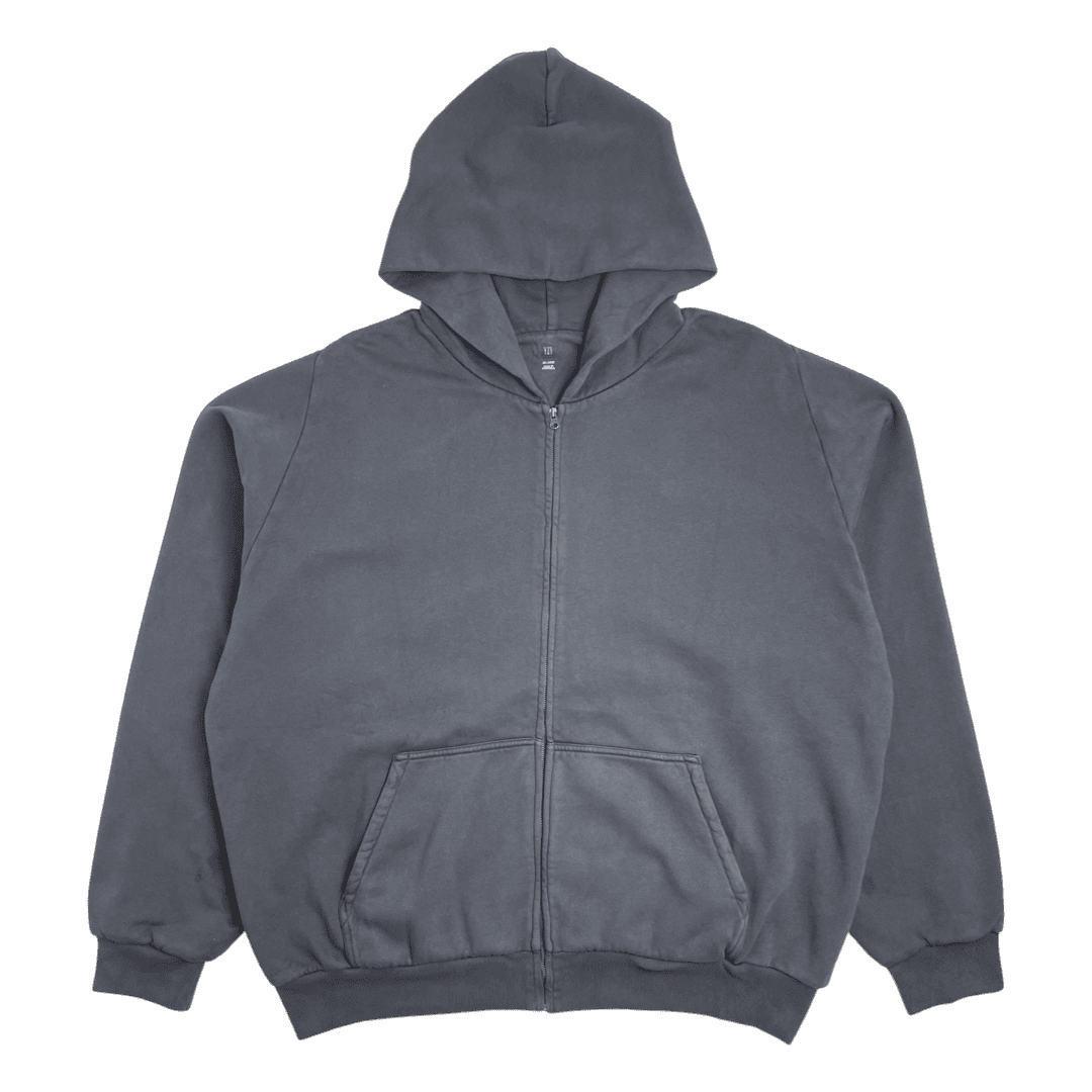 Yeezy x Gap Unreleased Zip-up Hoodie Dark Grey