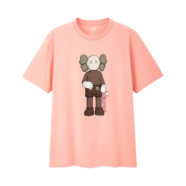 KAWS x Uniqlo Companion T-shirt Pink