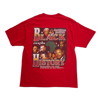 (L) Vintage Y2K Black History Tee