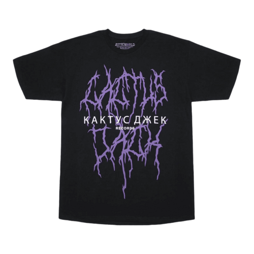 Travis Scott DJ Screw Lightning Tee Black | Vintage Clothing Store Canada