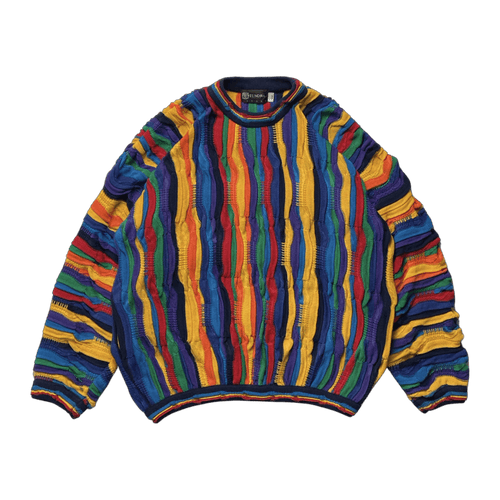 (M) Vintage Tundra Coogi Style Knit Sweater | Vintage Clothing Store Canada