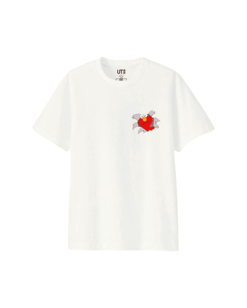 KAWS x Uniqlo x Sesame Street Elmo Tee | Vintage Clothing Store Canada