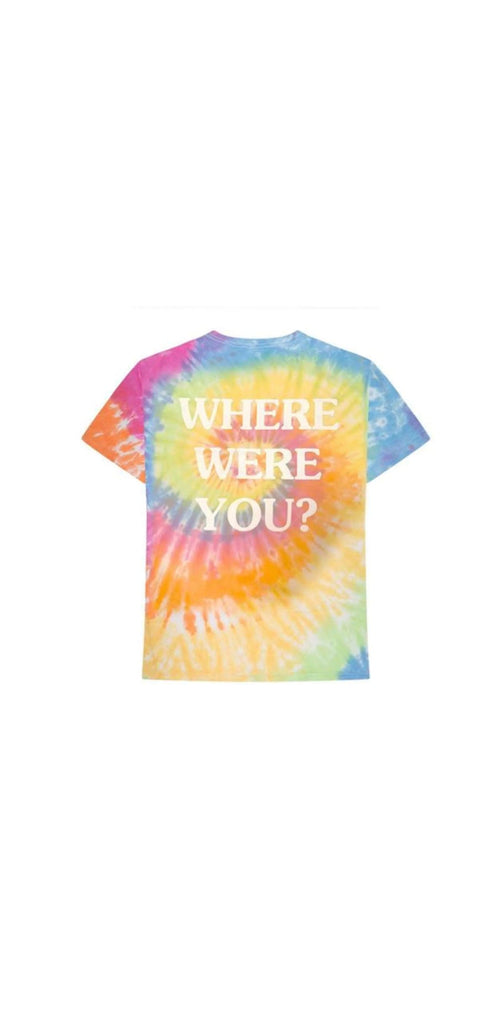 Travis Scott Where Were You T-shirt Tie Dye | Vintage Clothing Store Canada