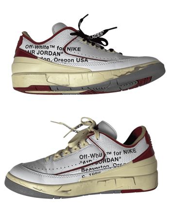 Air Jordan 2 Retro Low SP Off-White White Red