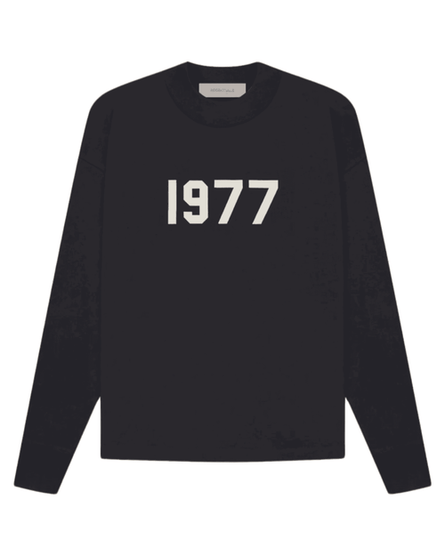 Fear of God Essentials 1977 Long Sleeve Tee ‘Iron’ | Vintage Clothing Store Canada