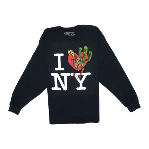 Travis Scott Astroworld I Love NY Crewneck | Vintage Clothing Store Canada